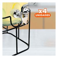Pack4 Despachador Moderno 5L para Cocina, Hogar y Reuniones Familiares