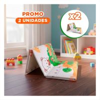 Pack2 Tapete Multicolor 250x180x2cm Niños para Area de Juego en Casa Y+Regalo Sticker