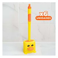Pack6 Implemento Util para Aseo de Inodoro con Facil Manejo Y+Papel Regalo