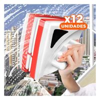 Pack12 Dispositivo De Vidrios Magnetico Rojo Triangular Seguro y Comodo