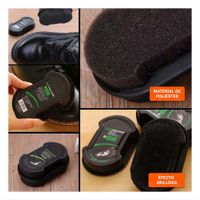 Crema Nutritiva Negro 6,5x10,5cm Mantiene el Cuero Suave y Resistente