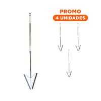 Pack4 Barredora Multiuso y Silicona 2 en 1 para Uso Diario Blanco Y+Regalo Sticker