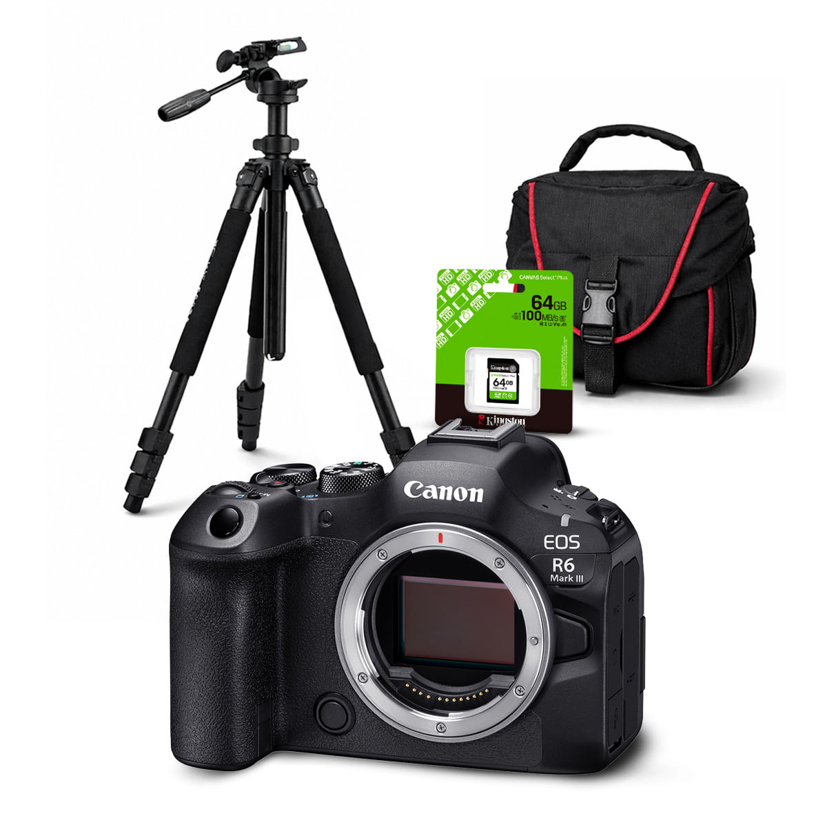 Cámara Canon EOS R6 Mark II Cuerpo Solo y Kit Deluxe