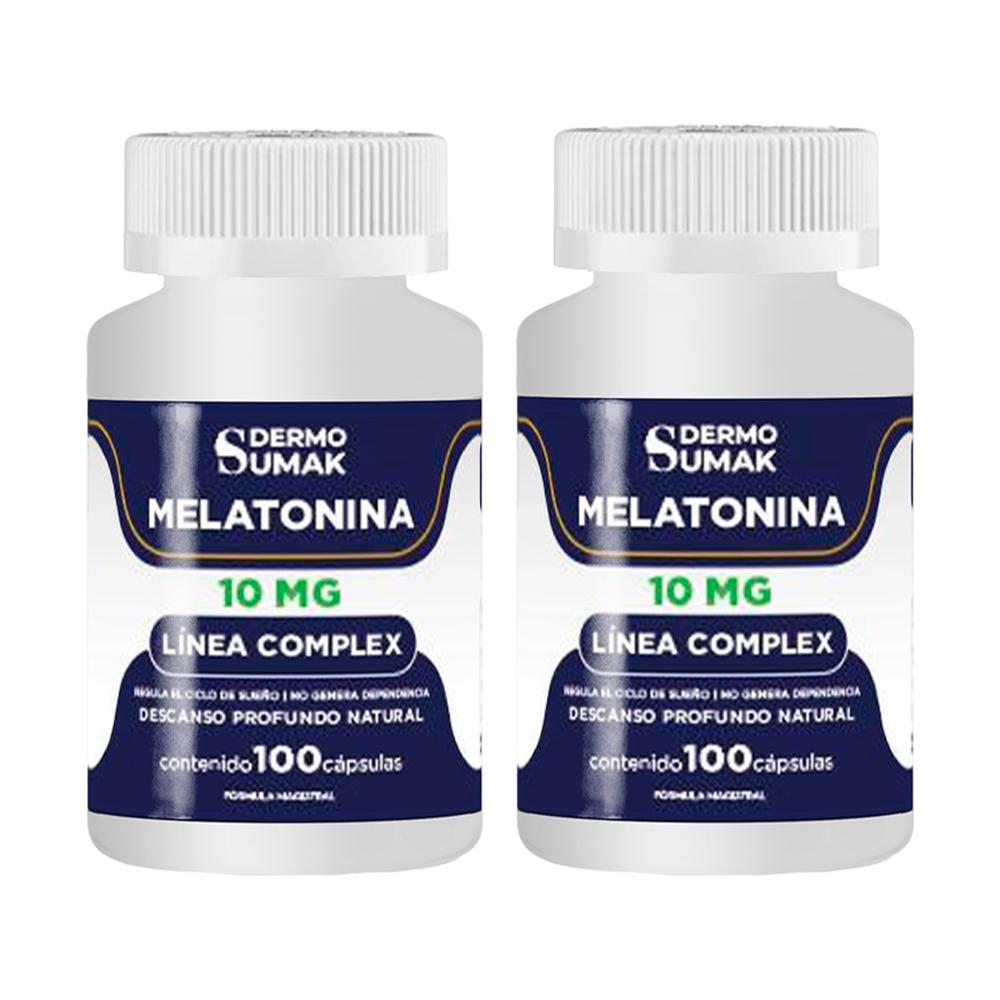 Melatonina Complex 10mg 100 Cap Dermo Sumak 2 und