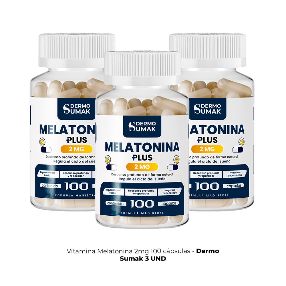 Melatonina Plus 2mg 100 Cap Dermo Sumak 3 und Melatonina Plus 2mg 100 Cap Dermo Sumak 3 und