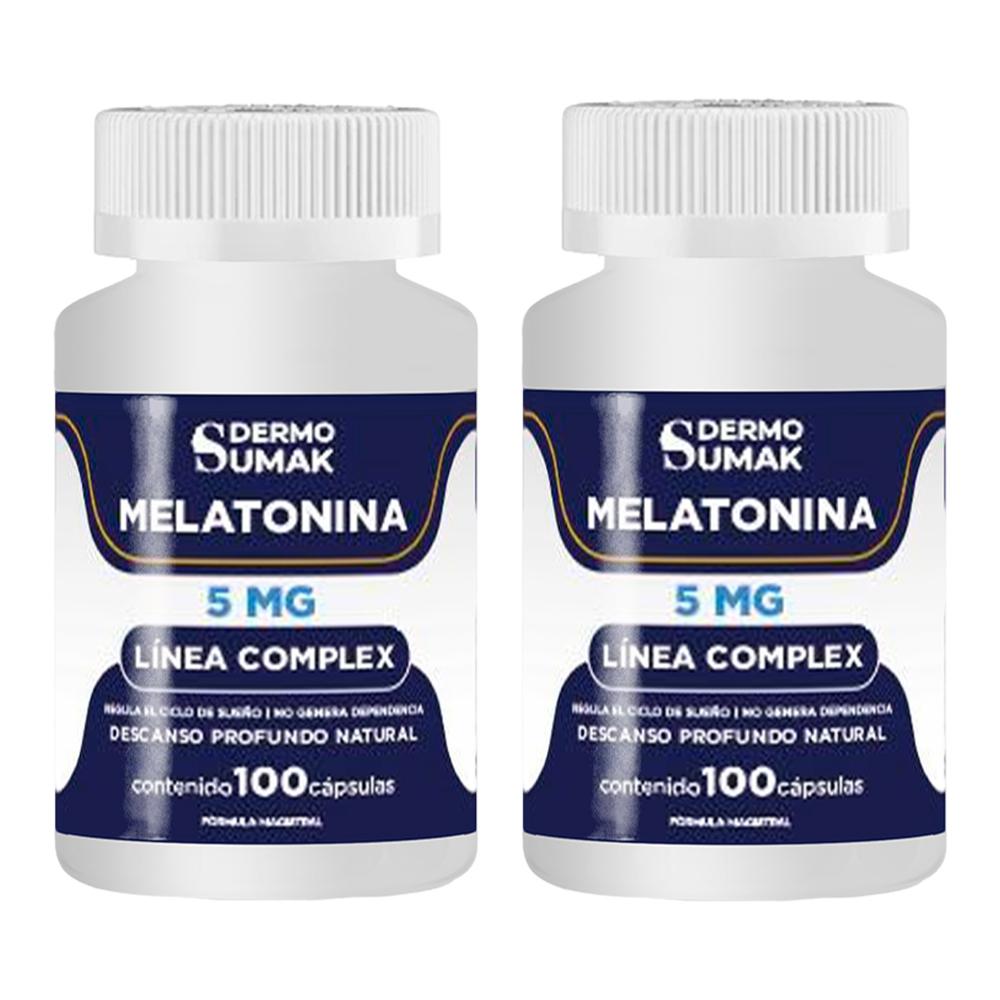 Melatonina Complex 5mg 100 Cap Dermo Sumak 2 und