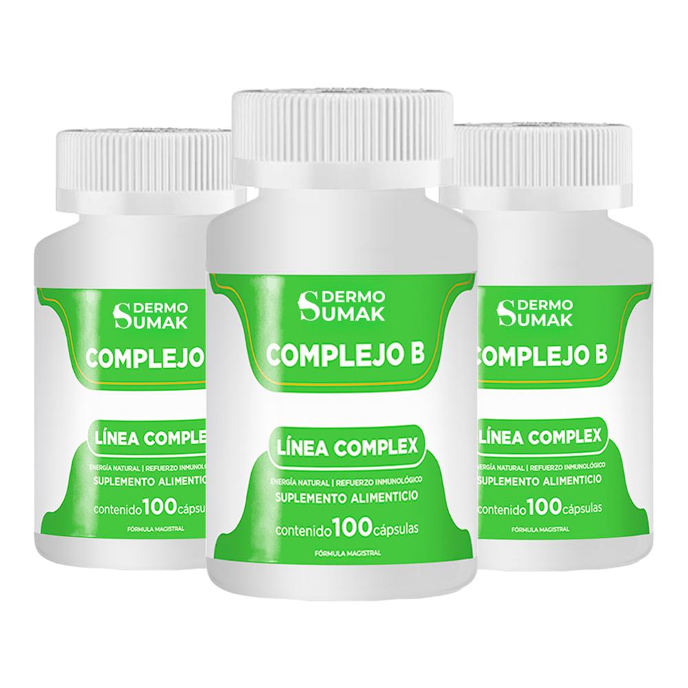 Complejo B Complex  300mg 100 Cap Dermo Sumak 3 und