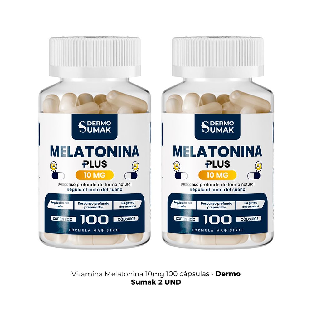 Melatonina Plus 10mg 100 Cap Dermo Sumak 2 und Melatonina Plus 10mg 100 Cap Dermo Sumak 2 und