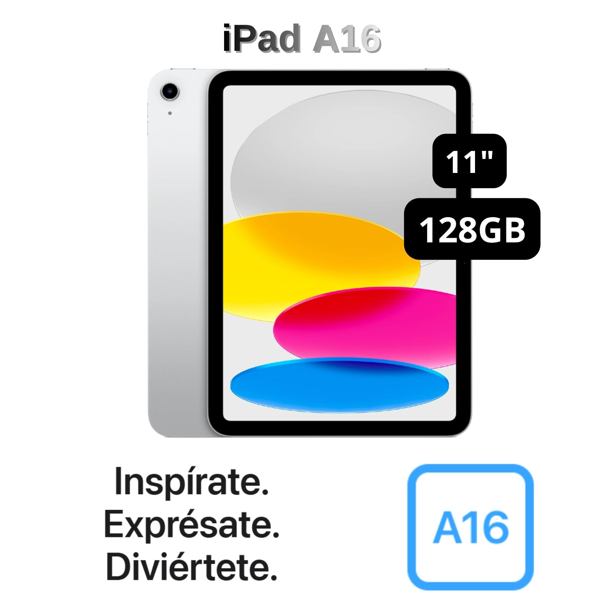 iPad Apple 11'' Chip A16 Wi-Fi 128GB - Silver