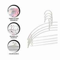 Soporte Clasico de Plastico Blanco Media Luna de 4 Piezas para Casa Y+Ligas Regalo