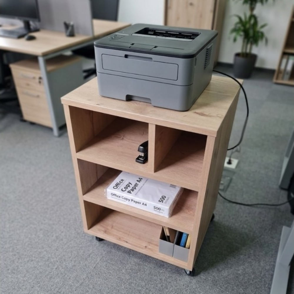 Mueble Auxiliar para impresora de melamina Duna