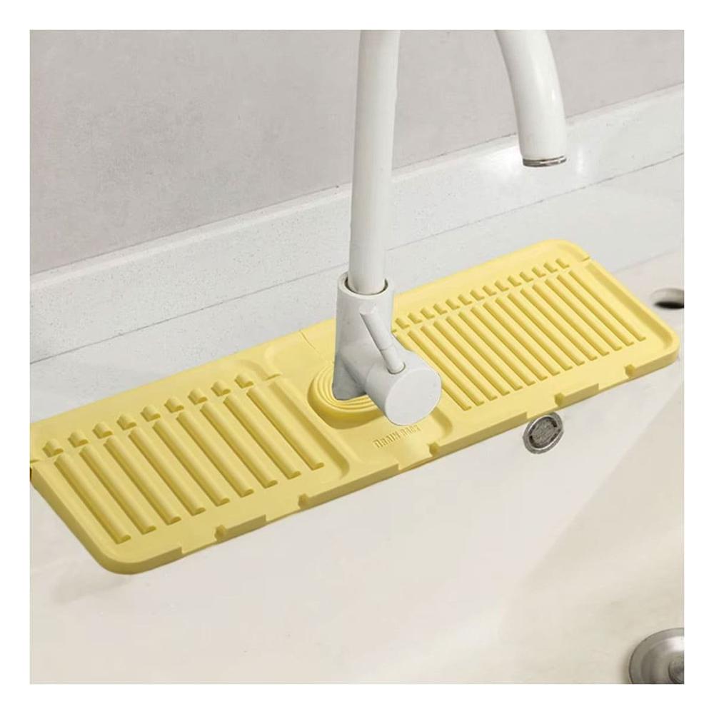 Alfombra de Drenaje para Lavadero de Silicona con Rayas para el Hogar Y+Papel Regalo