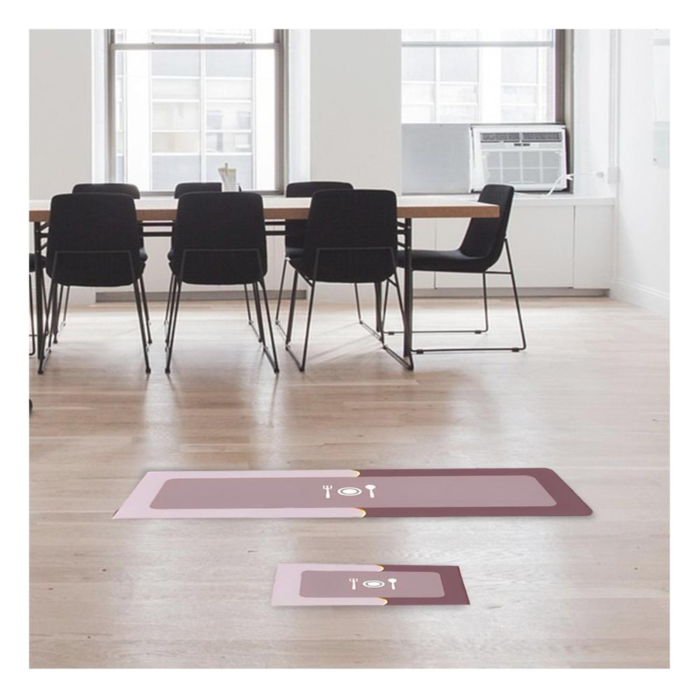 Cobertor de Piso Antideslizante para Cocina y Espacios de Casa Rosado Y+Post It