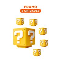 Pack6 Luz Led con Sonido Ambiental en Forma de Cubo Amarillo Digital