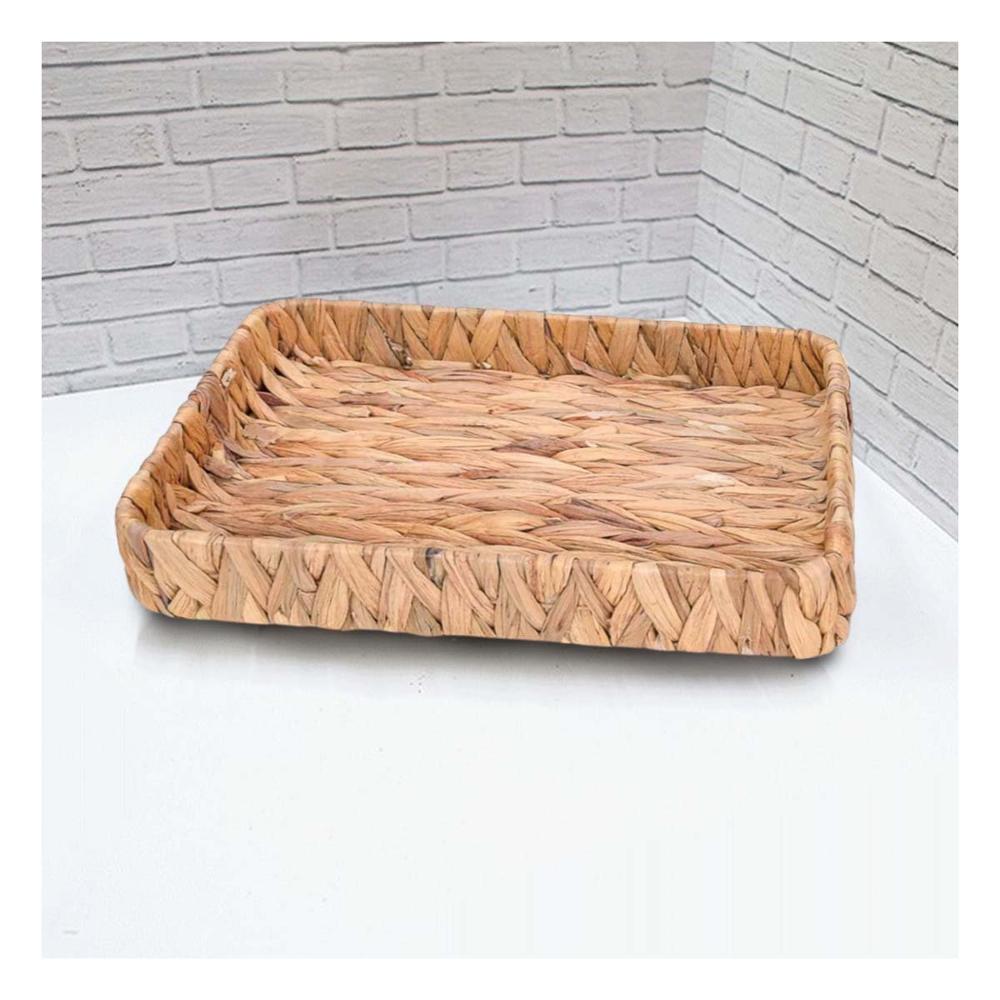 Canasta multiproposito rectangular Grass 31x23x4cm para mantener orden Y+Papel Regalo