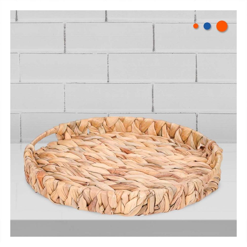 Bandeja práctica Grass 31x4cm Mostaza para organizar objetos de hogar Y+Post It