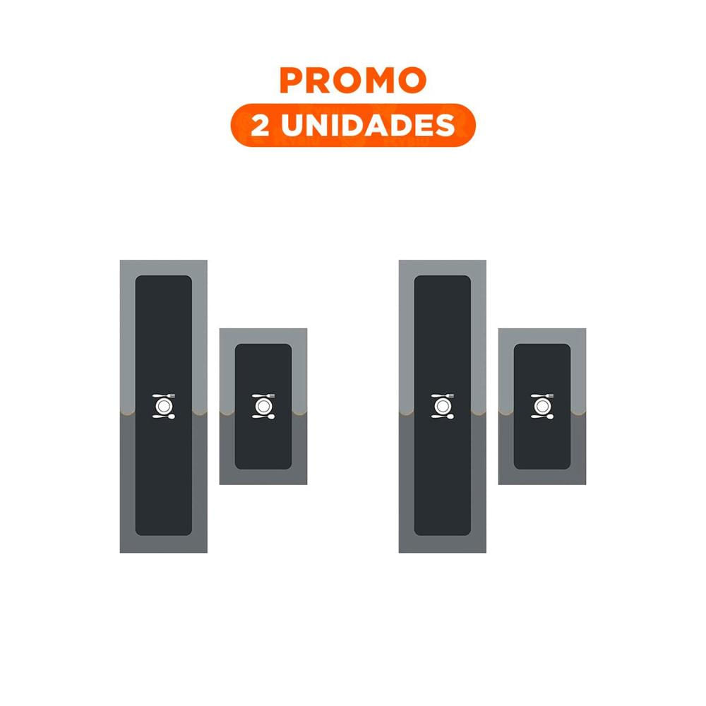 Pack2 Tapete de Piso con Funcion Antideslizante para Cocina Plomo