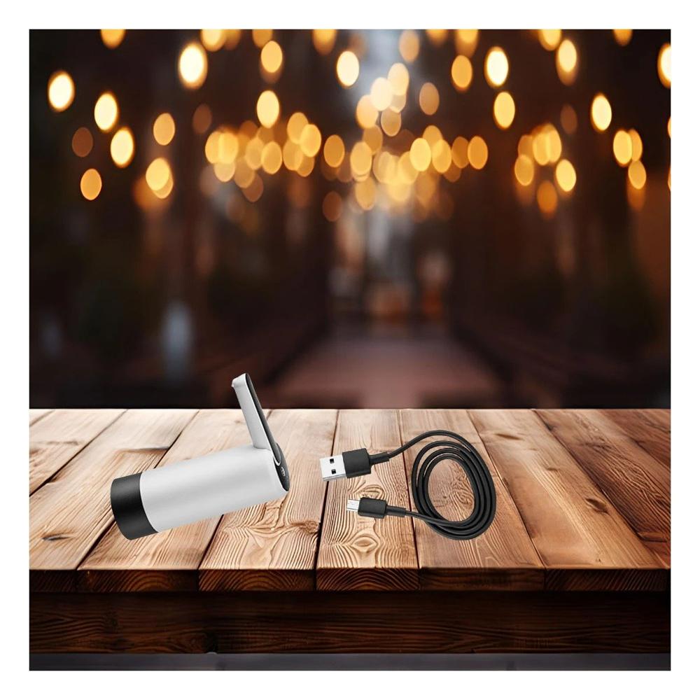 Distribuidor de Agua Blanco Electrico Recargable Para Ambientes Familiares Y+Regalo Sticker