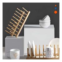 Contenedor Domestico de Bambu con Ocho Divisiones para Uso Diario Color Madera Y+Regalo Sticker