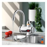 Llave Calentadora de Agua Blanco con Diseño Moderno para Espacios Funcionales Y+Regalo Sticker