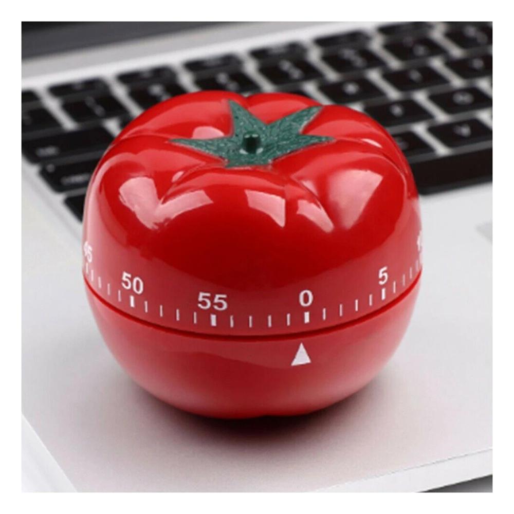 Programador Tomate Rojo Sencillo y Practico para Usar en Casa Y+Post It