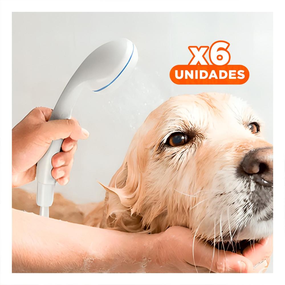 Pack6 Accesorio compacto blanco para hogar moderno practico y resistente Y+Regalo Sticker