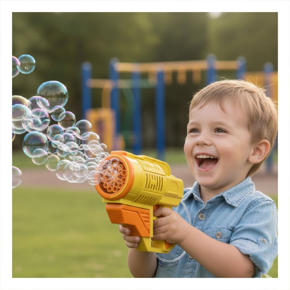 Implemento de Burbujas con Mochila Portatil Pato Amarillo para Juegos Exterior Y+Ligas Regalo