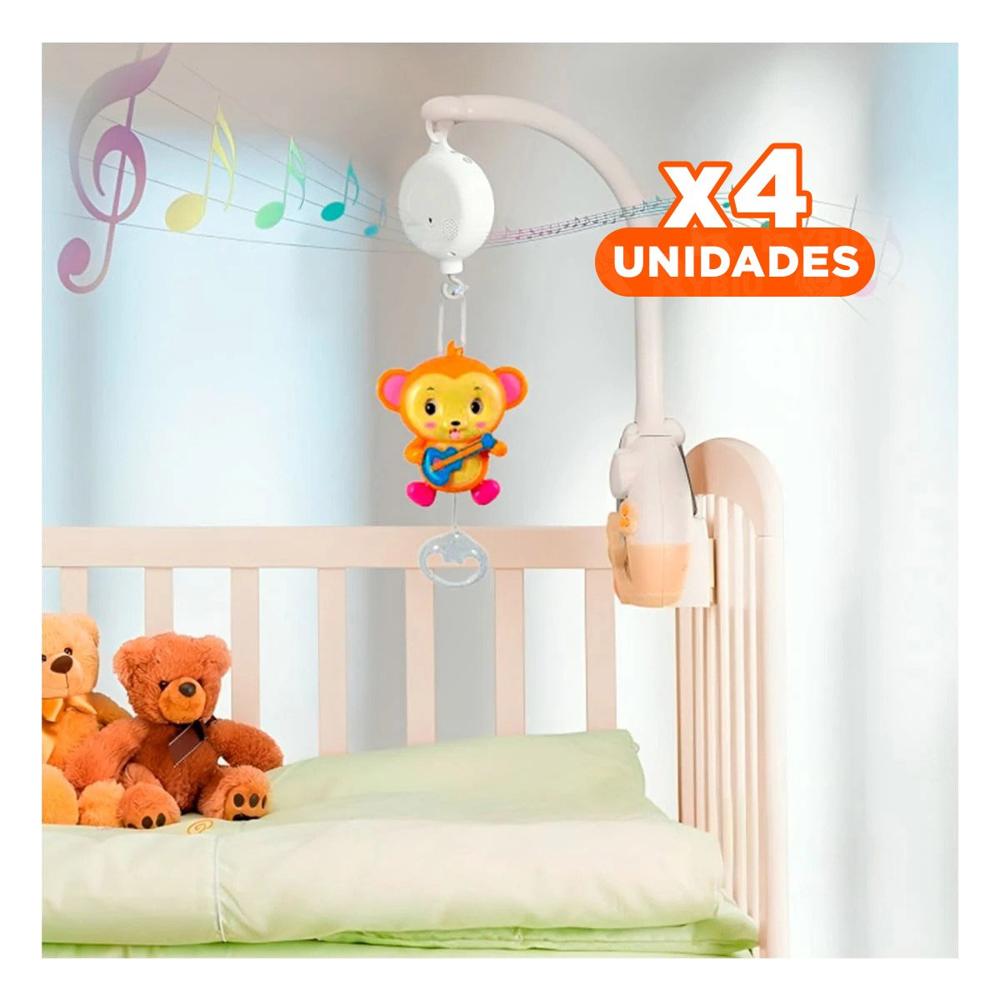 Pack4 Diseno Sonoro Decorativo a Cuerda Marron con Estilo Natural para Casa
