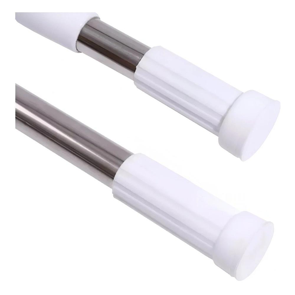Barra Ajustable para Ducha Compacto Duradero 70cm a 1,20m Plomo Y+Papel Regalo