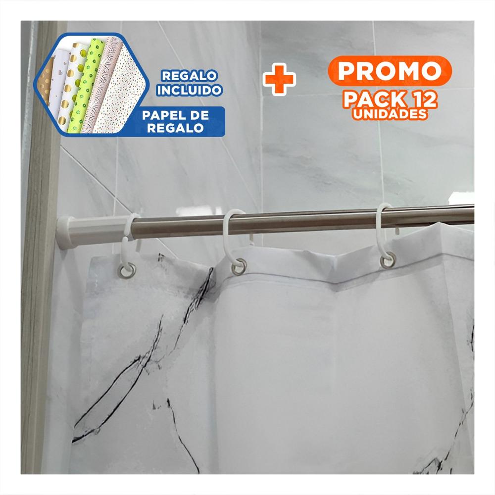 Pack12 Articulo Ajustable para Ducha Ligero Facil Plomo 1,40m a 2,60m Y+Papel Regalo