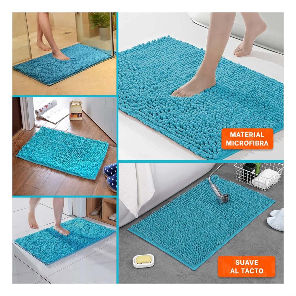 Tapiz Comodo Microfibra 40x60cm Celeste Formato Rectangular Perfecto Y+Post It