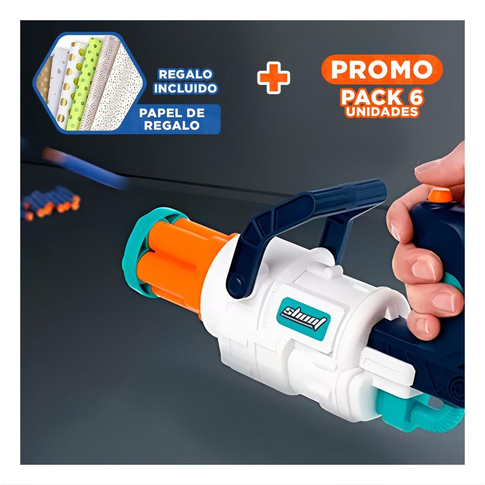 Pack6 Solucion Ludica de Dardos con Caja para Juegos de Hogar Y+Papel Regalo