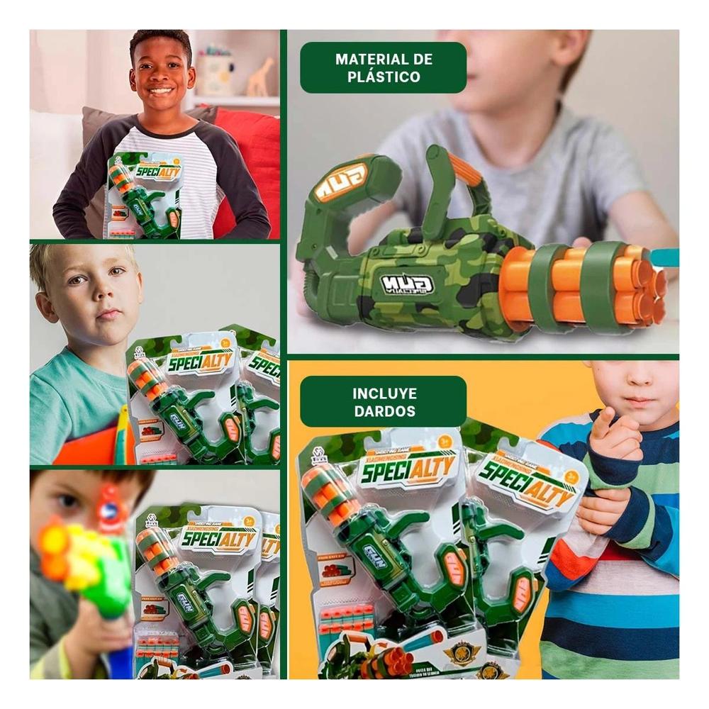 Set de Juego Lanza Dardos Verde para Niños Seguro y Motivacion Y+Post It