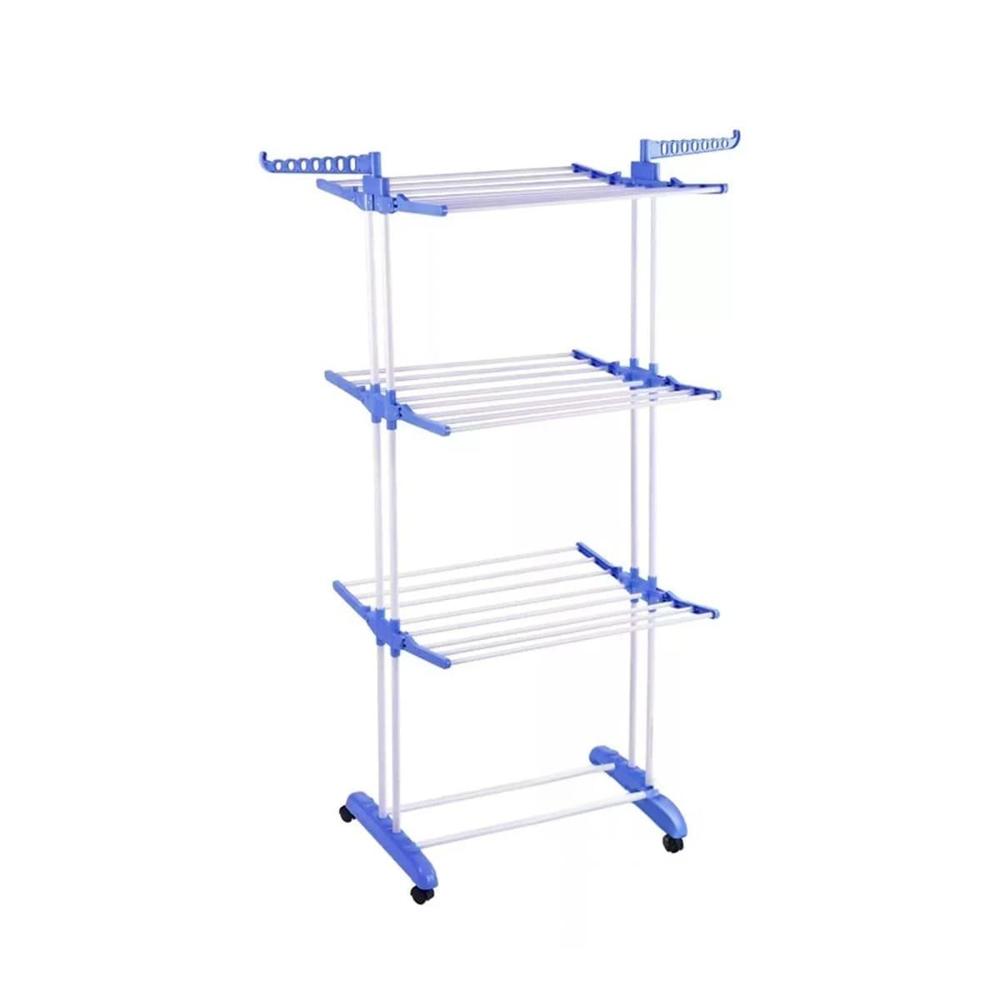 Sistema Vertical para Secado de Ropa que Optimiza Espacio en el Hogar en Celeste Y+Papel Regalo