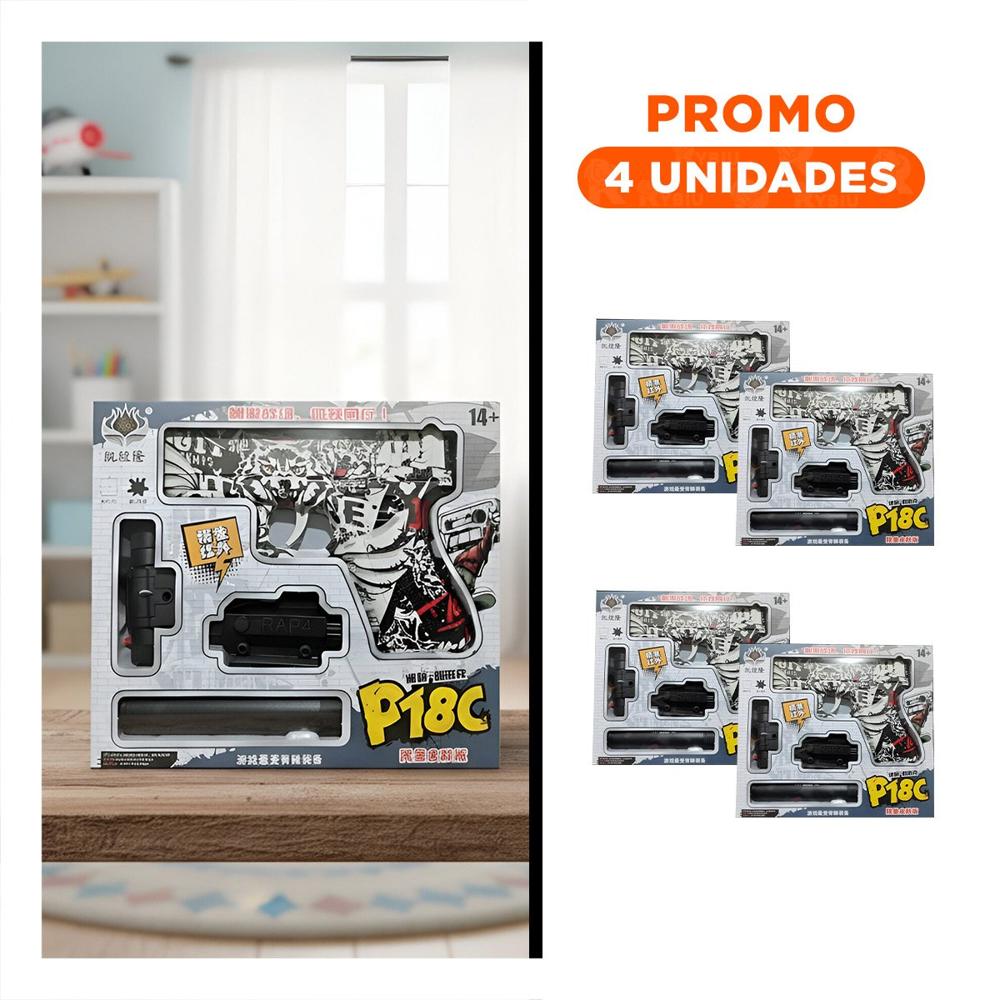 Pack4 Dispositivo Hidrogel Silenciador Chica para Juego Seguro Y+Regalo Sticker