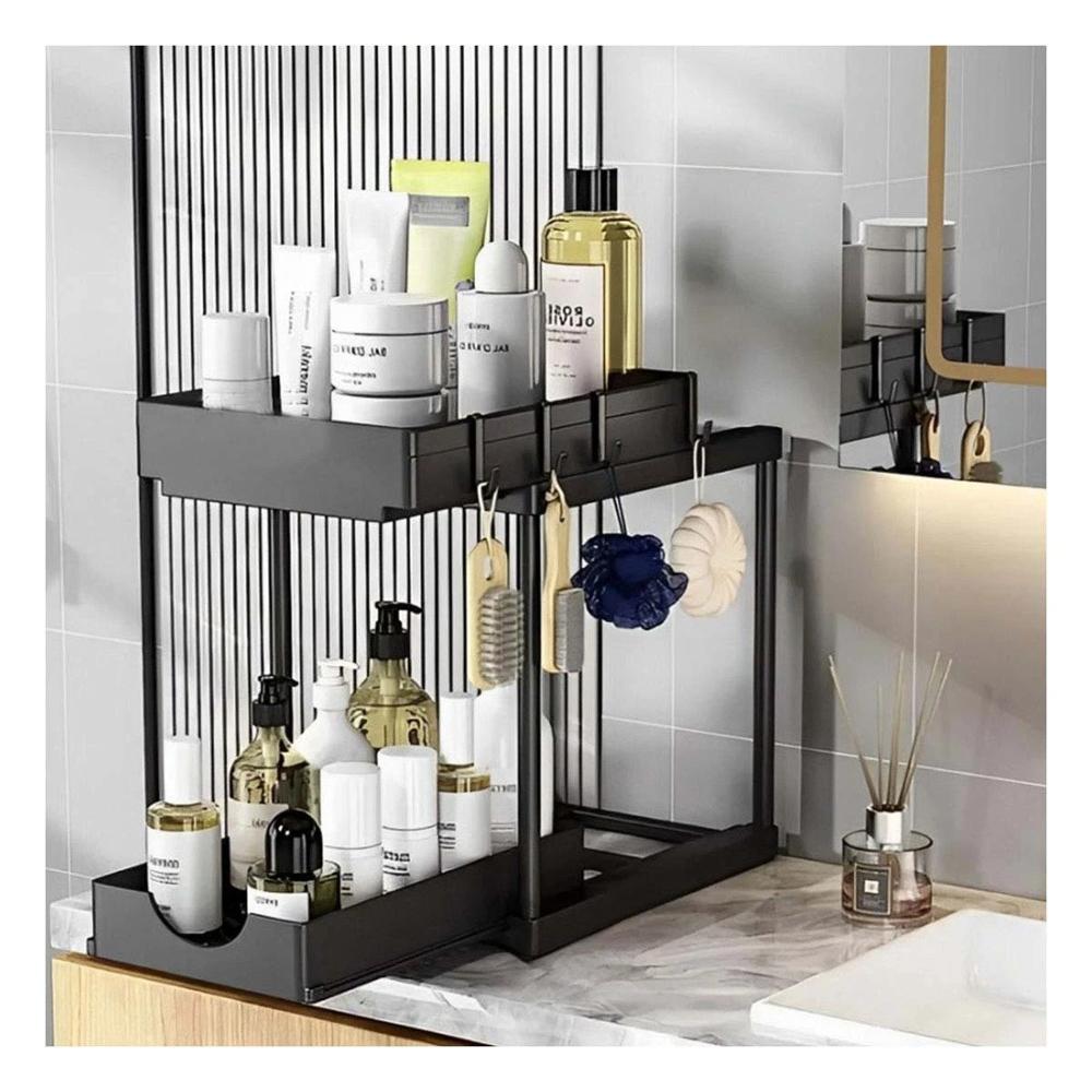 Caja Compacta 2 Niveles Con Cajon Inferior Deslizable Para Hogar Y+Papel Regalo