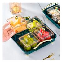Set Duradero 4 Organizadores Verde con Bandeja Elegante para Guardar Eficaz Y+Post It