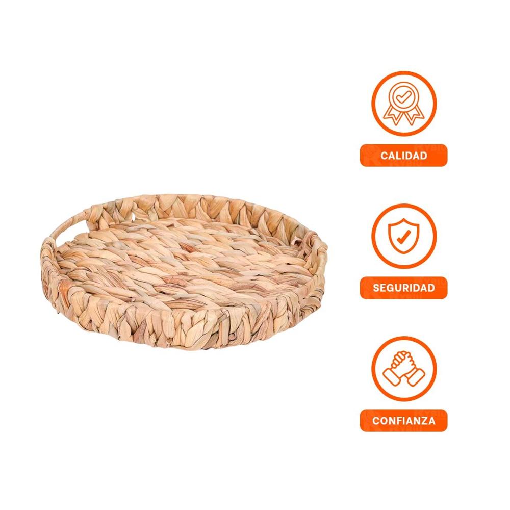 Contenedor decorativo Grass 31x4cm Mostaza para sala y habitación Y+Ligas Regalo