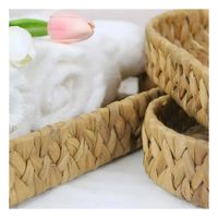 Recipiente tejido ovalado Grass 29x20x4.5cm mostaza para guardar productos Y+Regalo Sticker