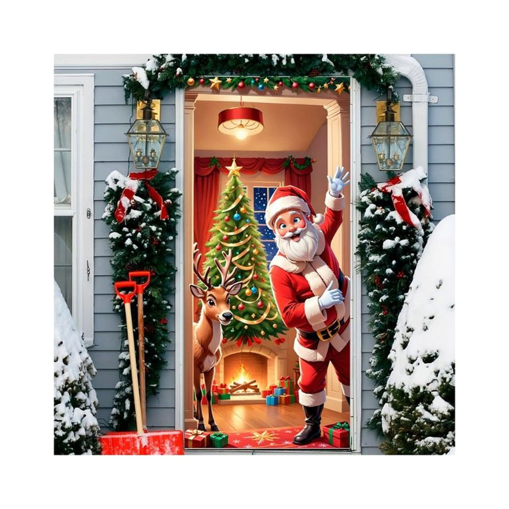 Funda Navideña Para Puerta 410878-1-7