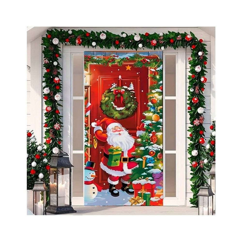 Funda Navideña Para Puerta 410878-3-7