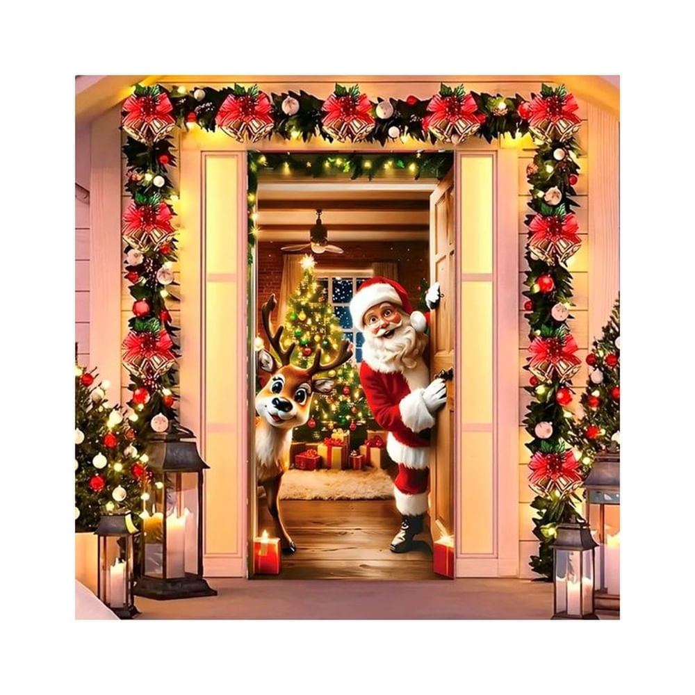 Funda Navideña Para Puerta 410878-3-13