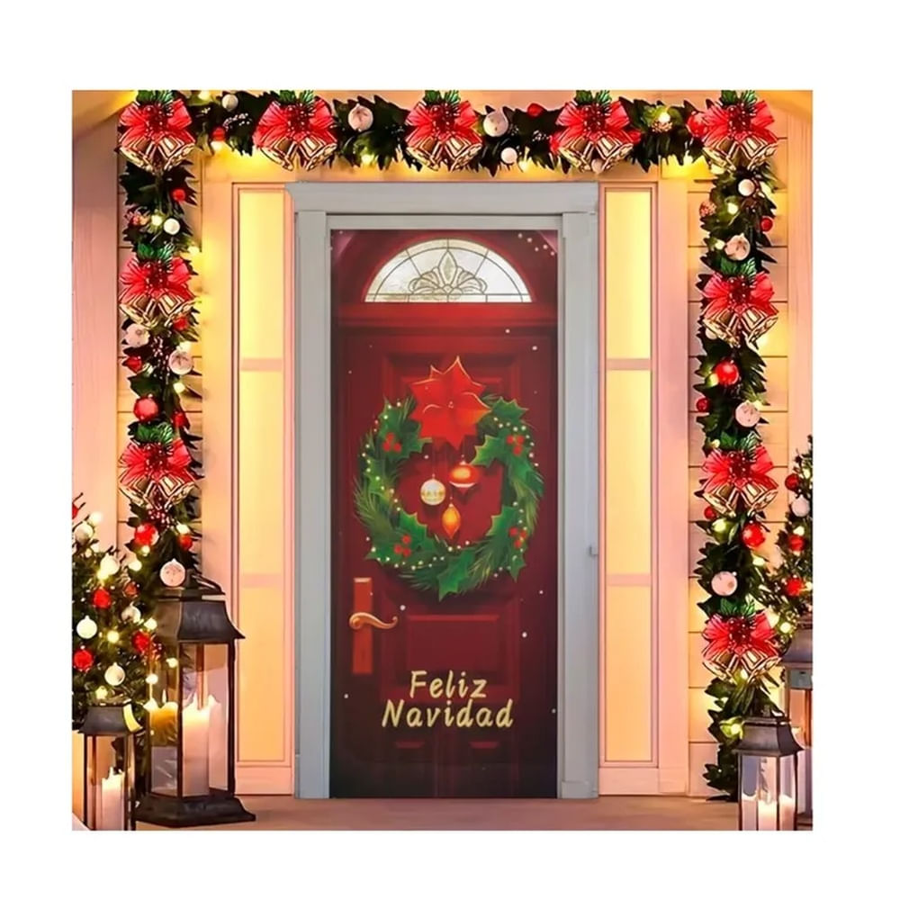 Funda Navideña Para Puerta 410878-3-17