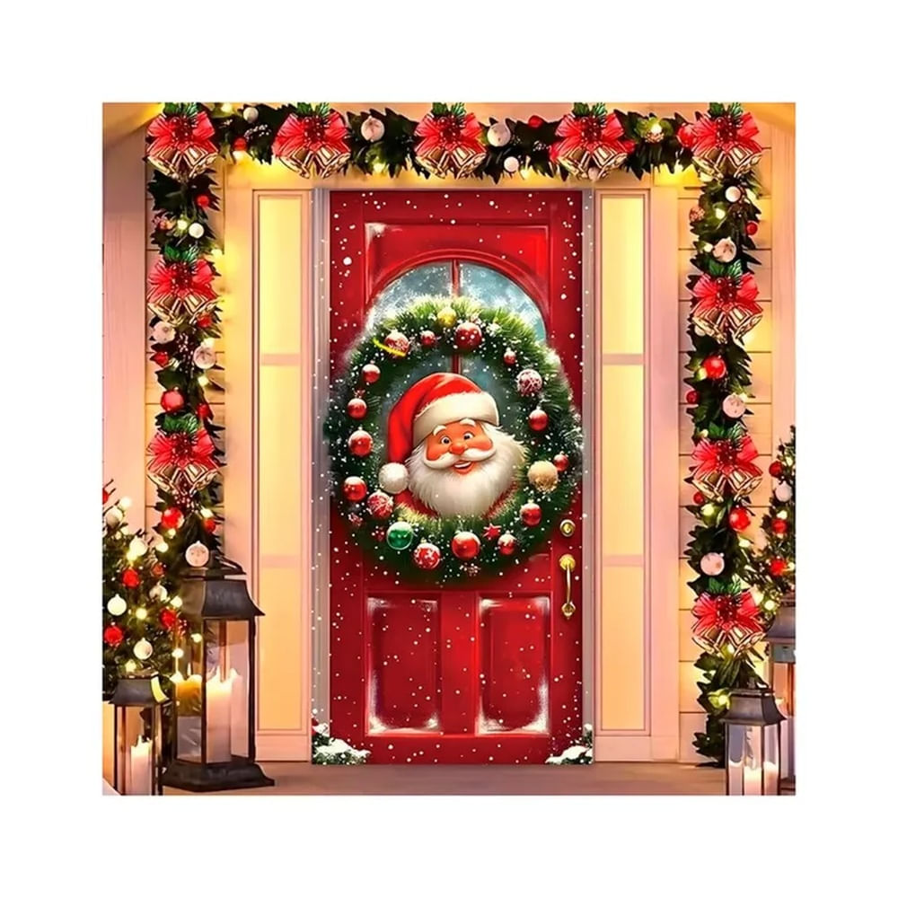 Funda Navideña Para Puerta 410878-3-3