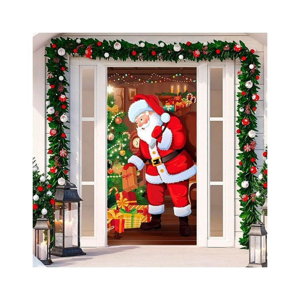 Funda Navideña Para Puerta 410878-3-12