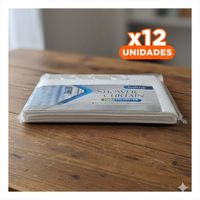 Pack12 Proteccion Blanco con Patron Triangulos para Ducha 180x180cm Y+Papel Regalo