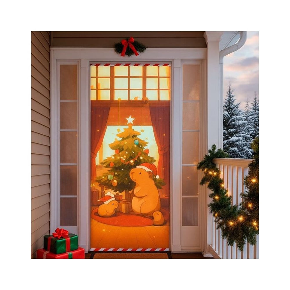 Funda Navideña Para Puerta 410878-3-14