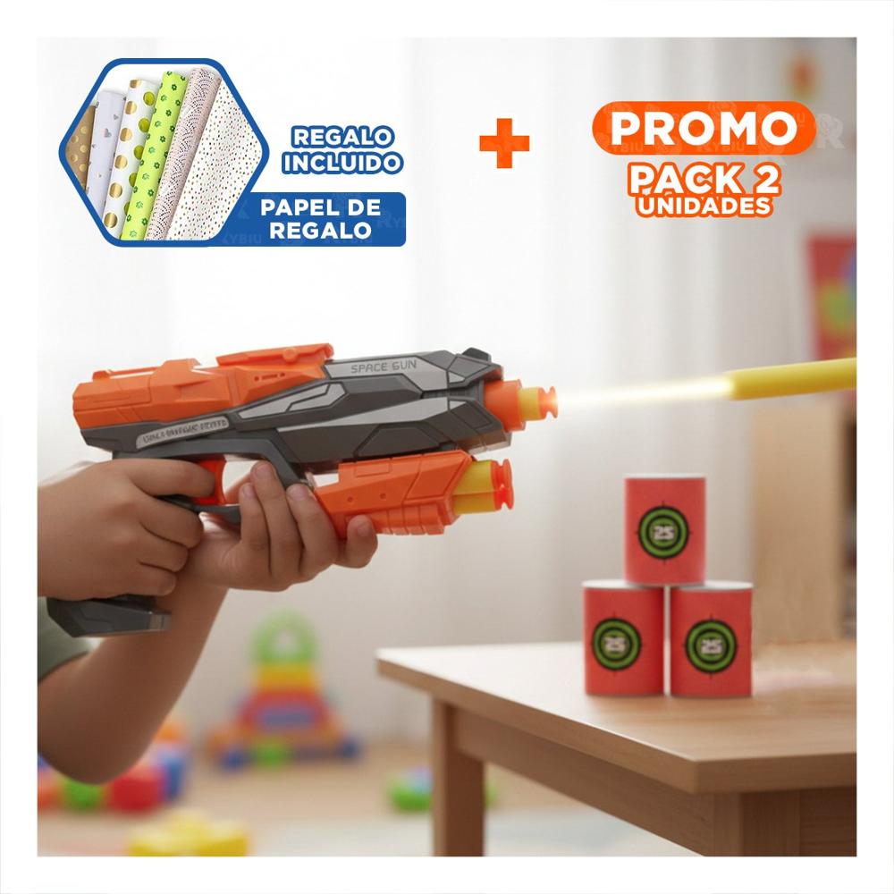 Pack2 Conjunto Ludico de Dardos con Latas para Practica y Diversion Y+Papel Regalo