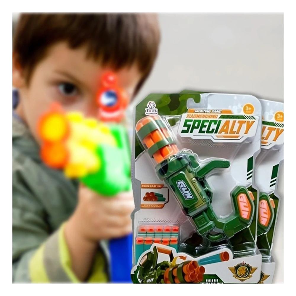 Juguete Lanza Dardos Verde para Niños Divertido y Motivacion