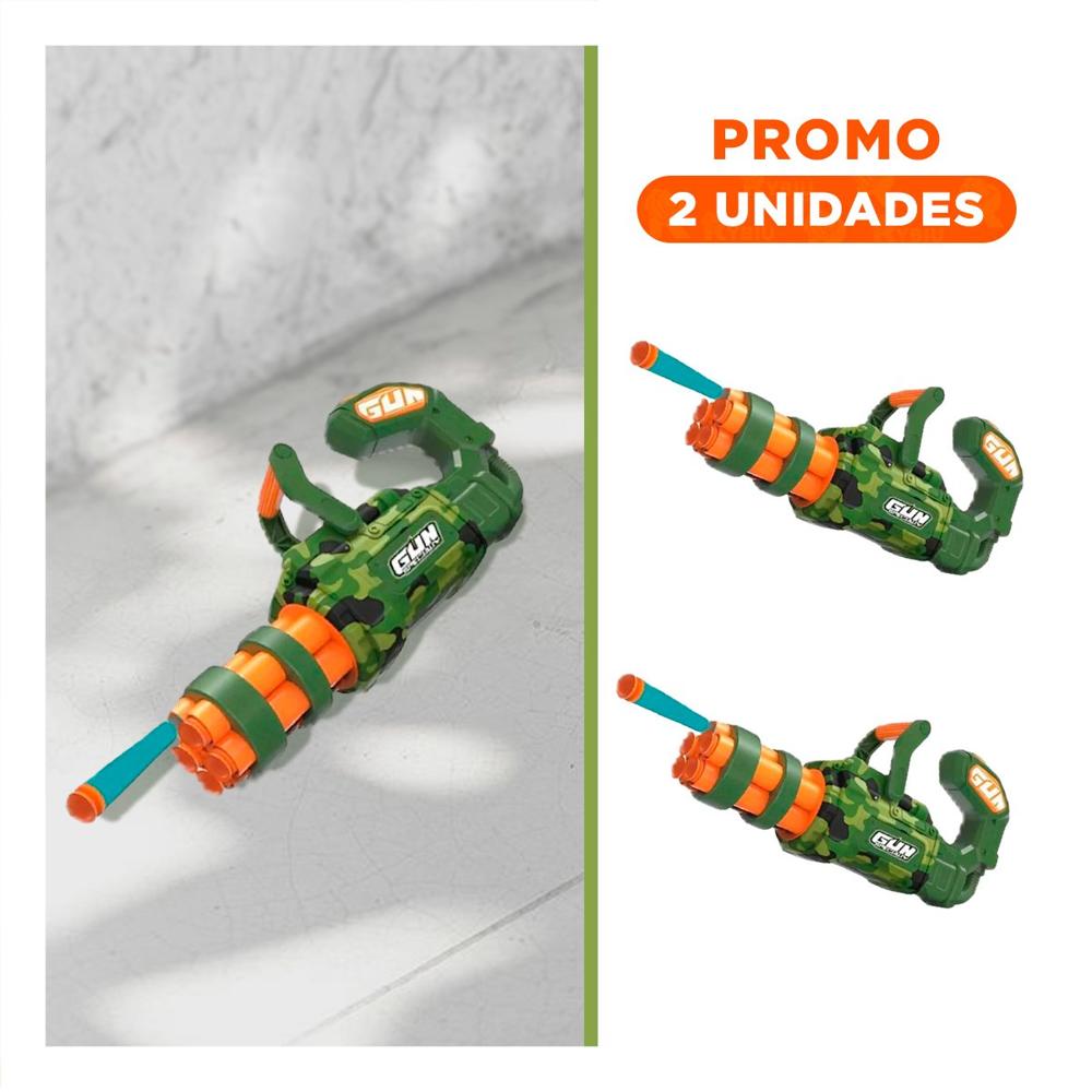 Pack2 Set de Juego Lanza Dardos Verde para Niños Divertido y Motivacion